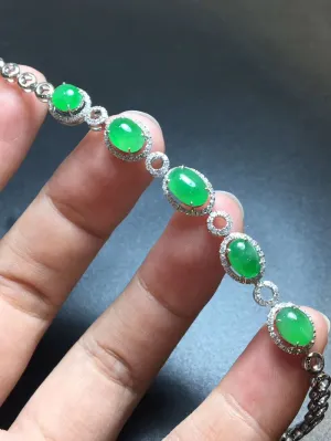 Natural Jade Bracelet Jadeite Bracelet NBT46