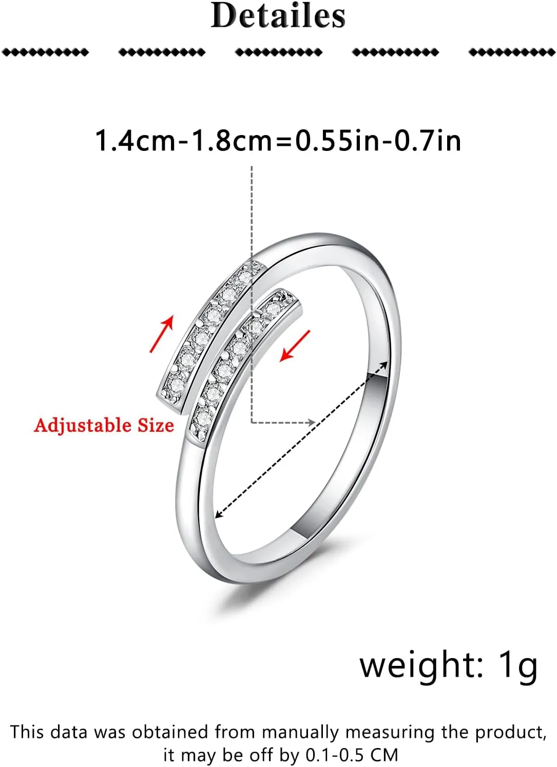 QWALIT Toe Rings for Women Gold Silver Toe Rings non Tarnish Adjustable Womens Ring Jewelry Simple Tail Ring Gold Plated