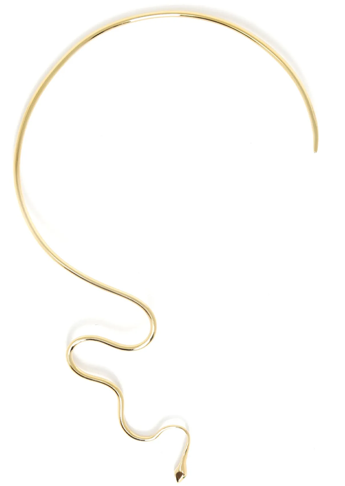 SLITHER SNAKE SILVER CHOKER