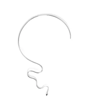 SLITHER SNAKE SILVER CHOKER