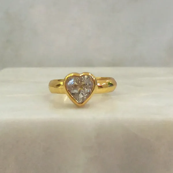 White Topaz Maxi Ring