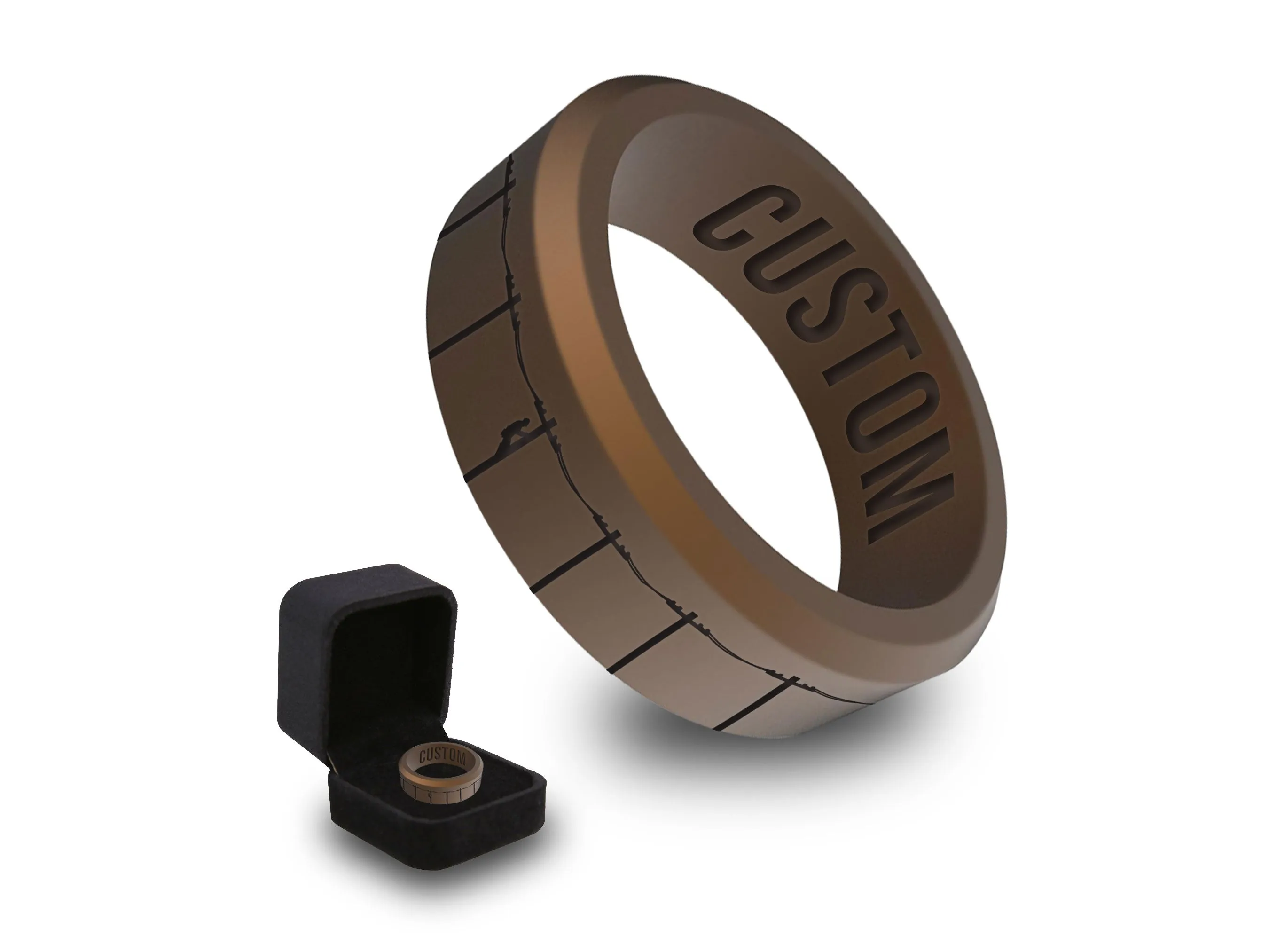 WildFire Lineman Silicone Ring   Ring Box