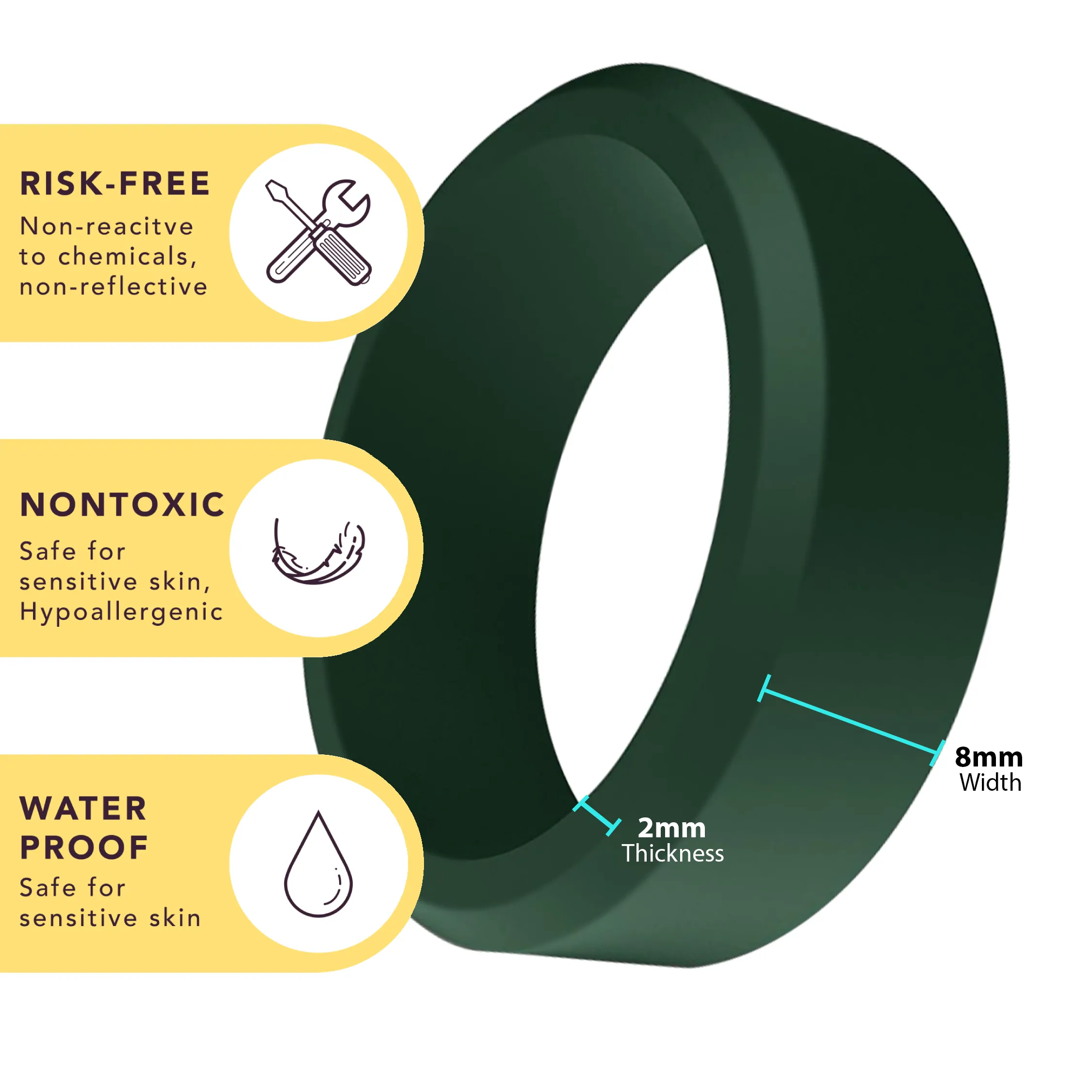 WildFire Lineman Silicone Ring   Ring Box